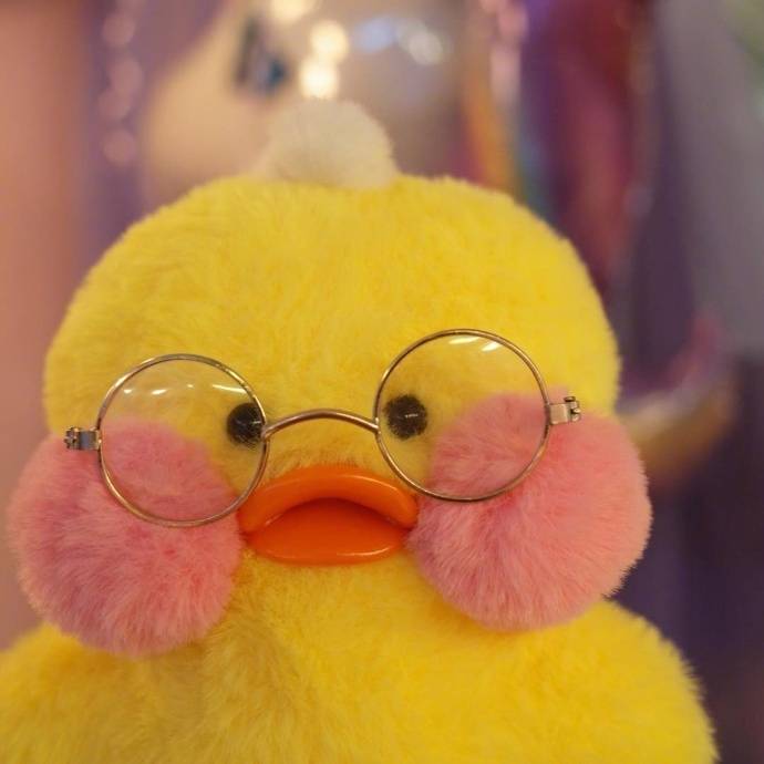 「玻尿酸鸭头像」敲可爱的玻尿酸小黄鸭来啦