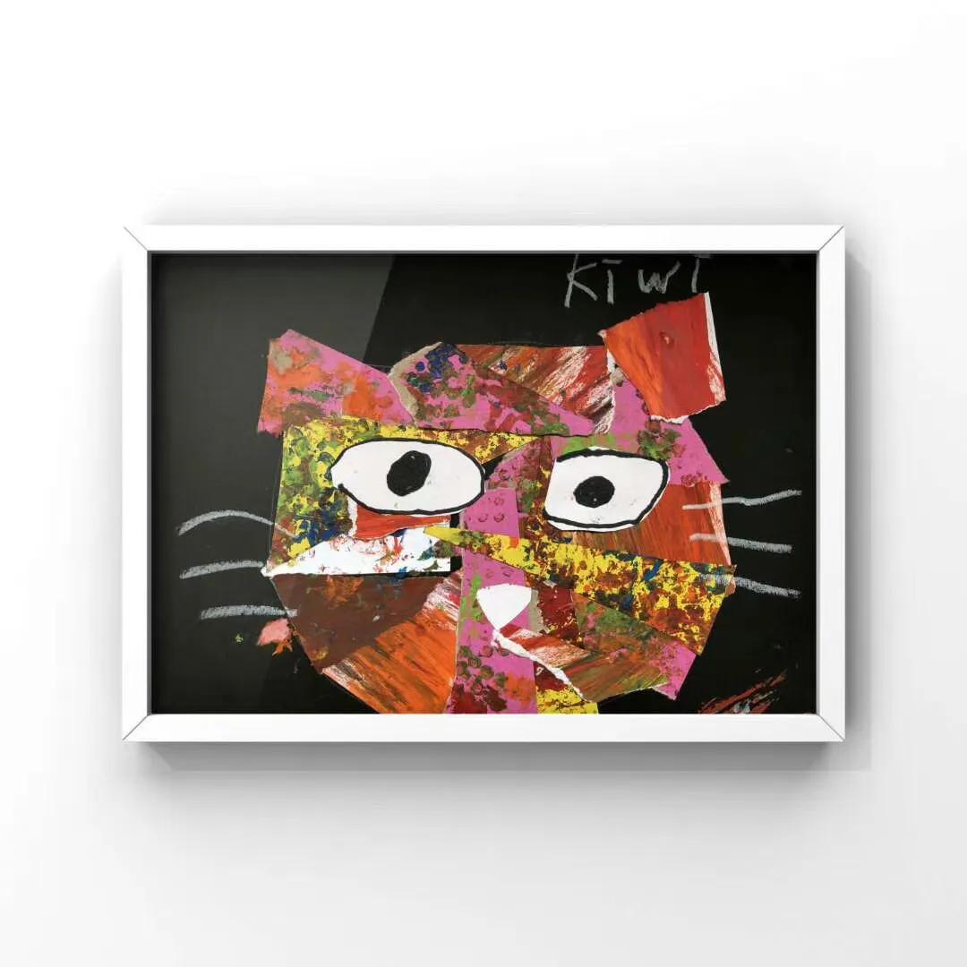 拼贴画美术作品,好看的拼贴画