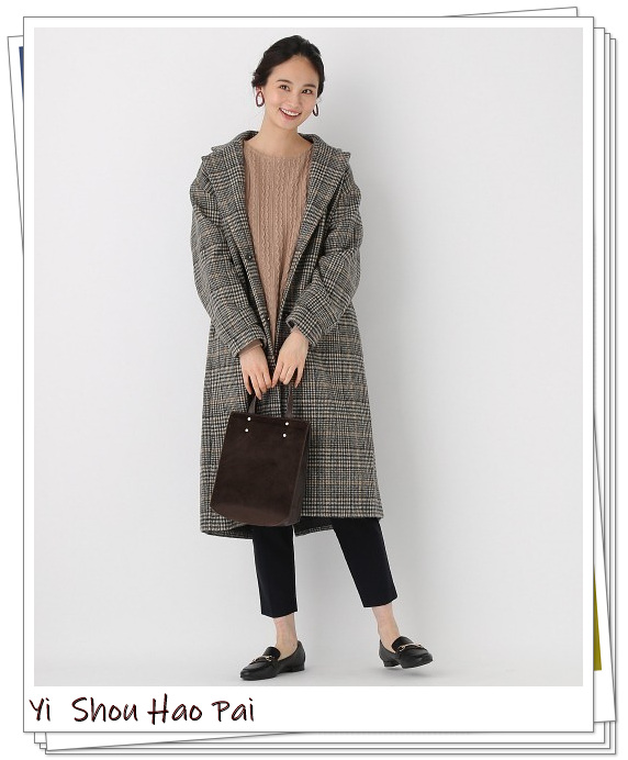 长款格子大衣配什么内搭最好看,没领的格子大衣配什么内搭