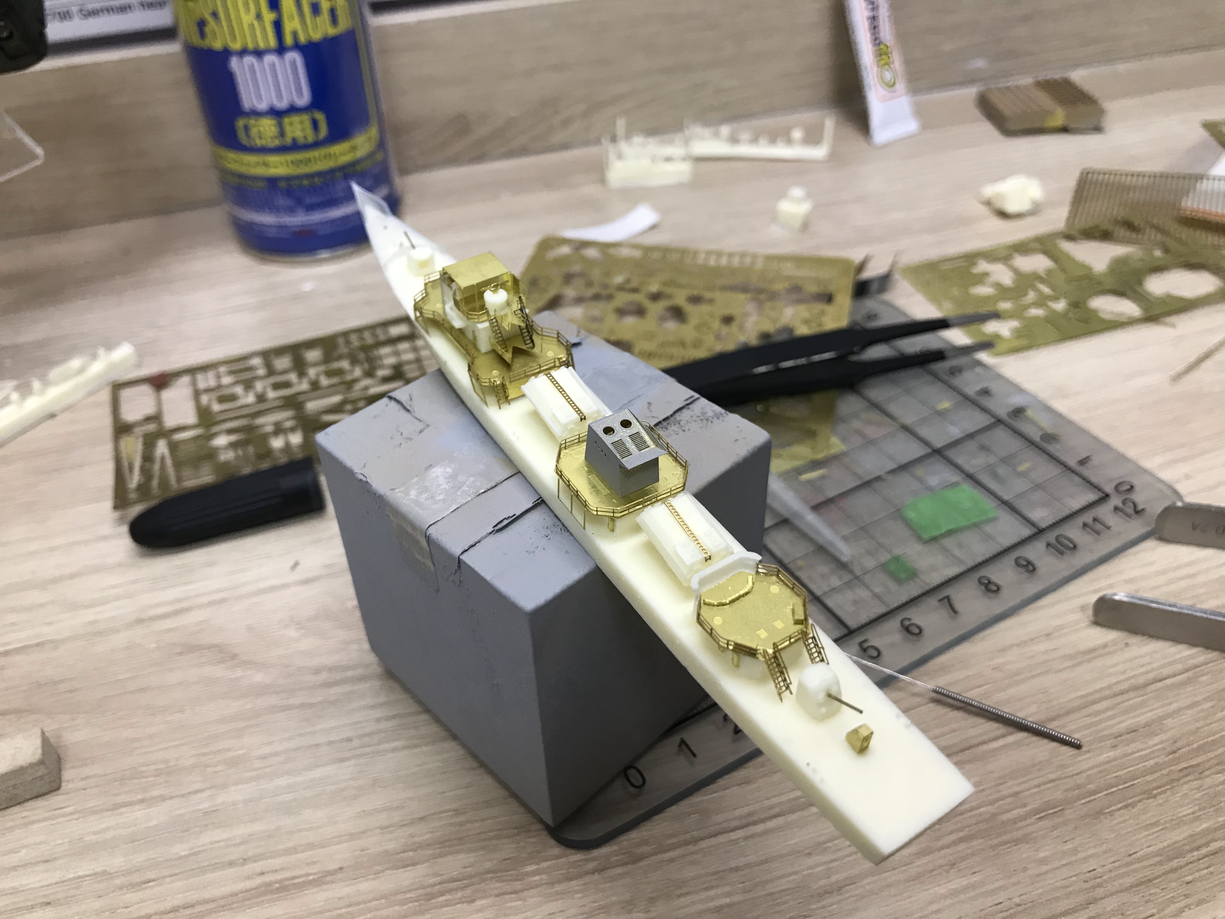 「手工船模」1/700宜宾号导弹护卫舰制作小记