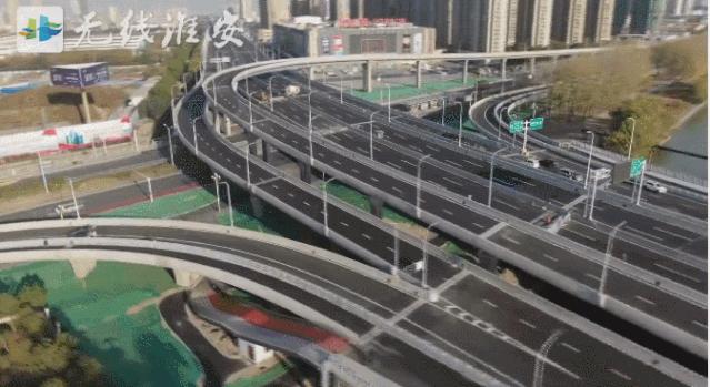 淮安内环高架开通仪式,淮安内环高架示意图