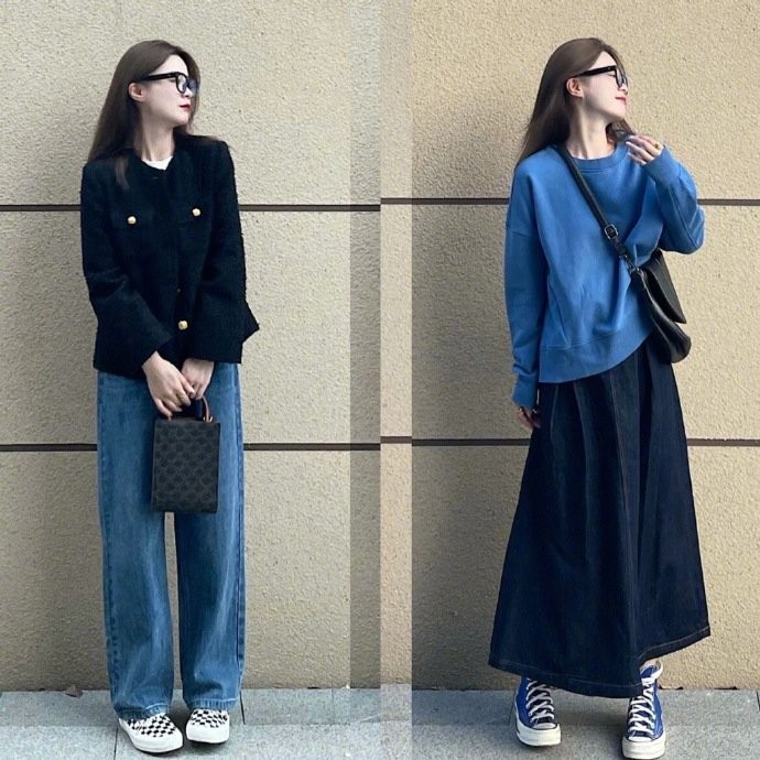 简约基础系秋装如何穿出时髦感,气质穿搭时尚简约秋装