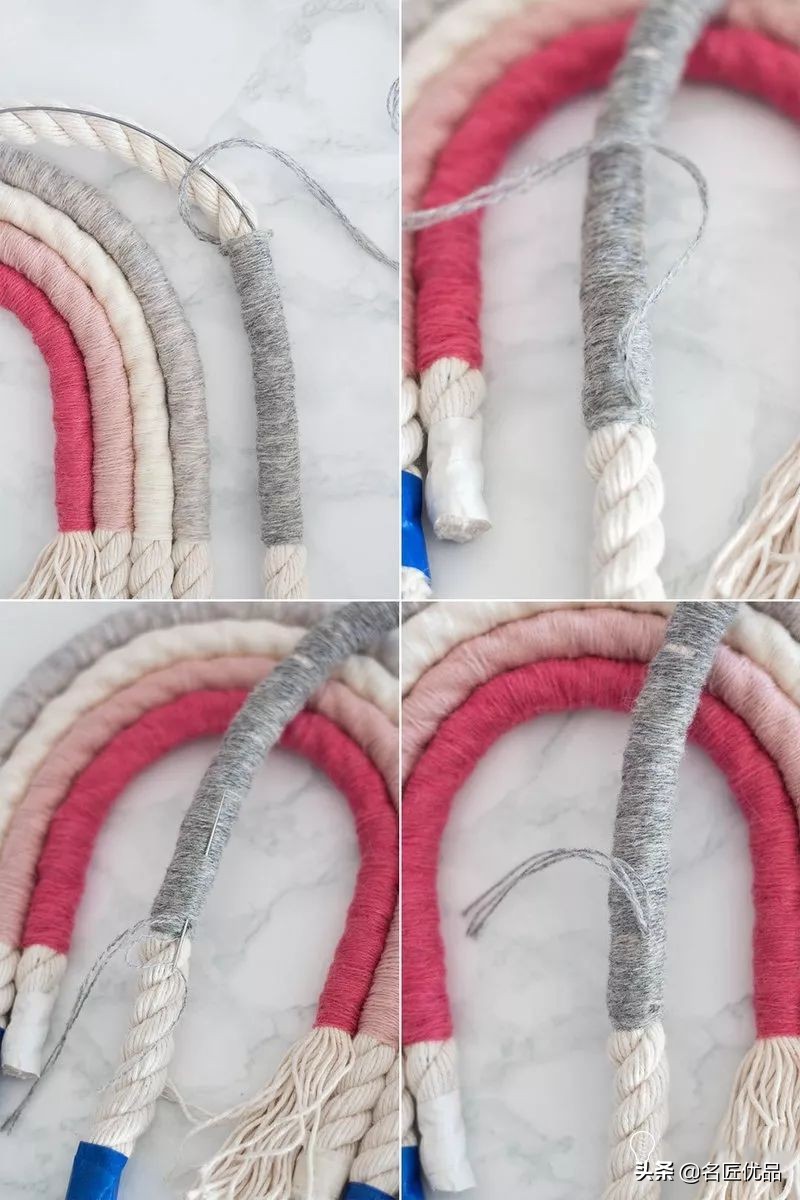 自己在家做家用装饰,diy手工挂毯教程