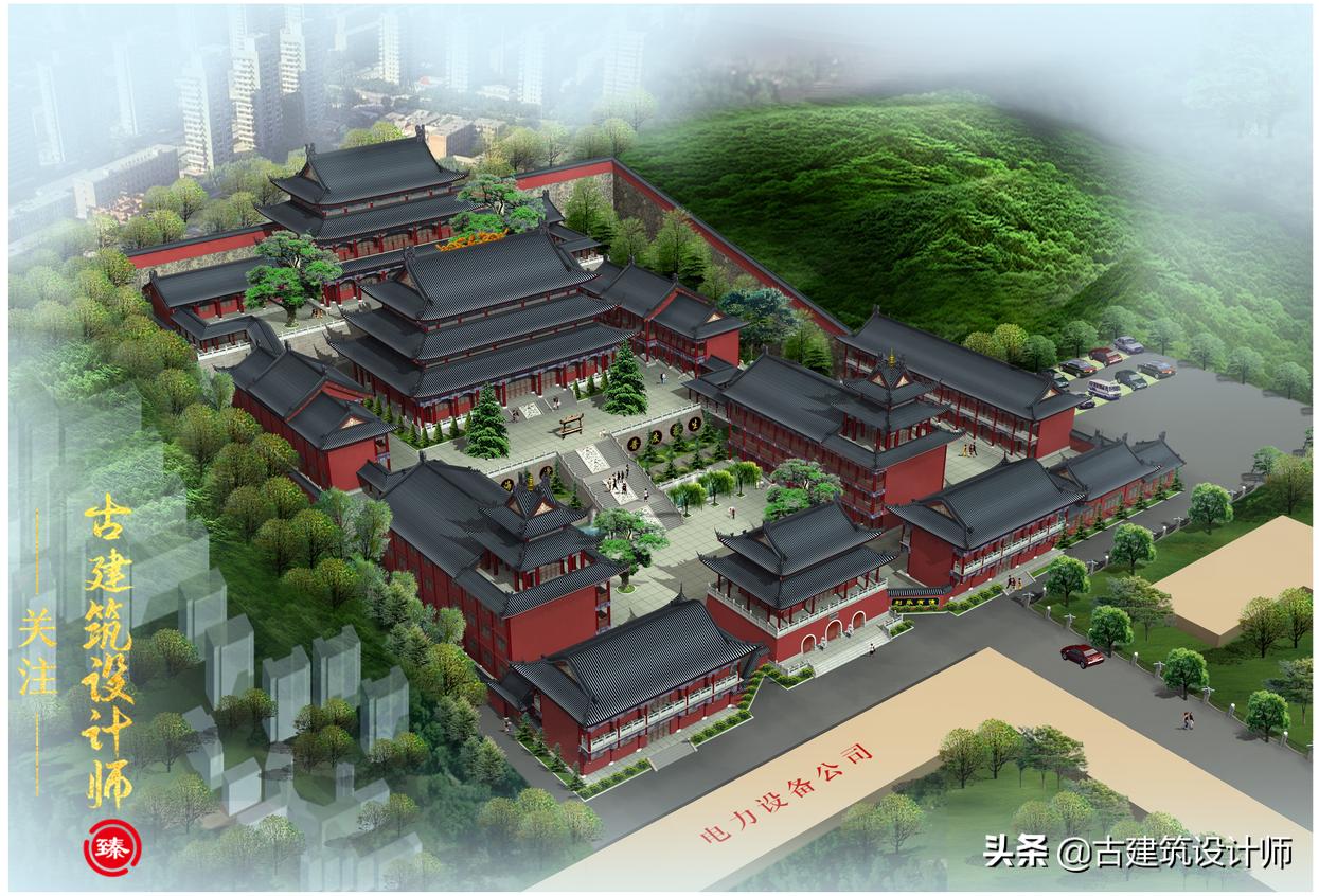 百亩寺庙规划设计图,寺庙最新规划方案