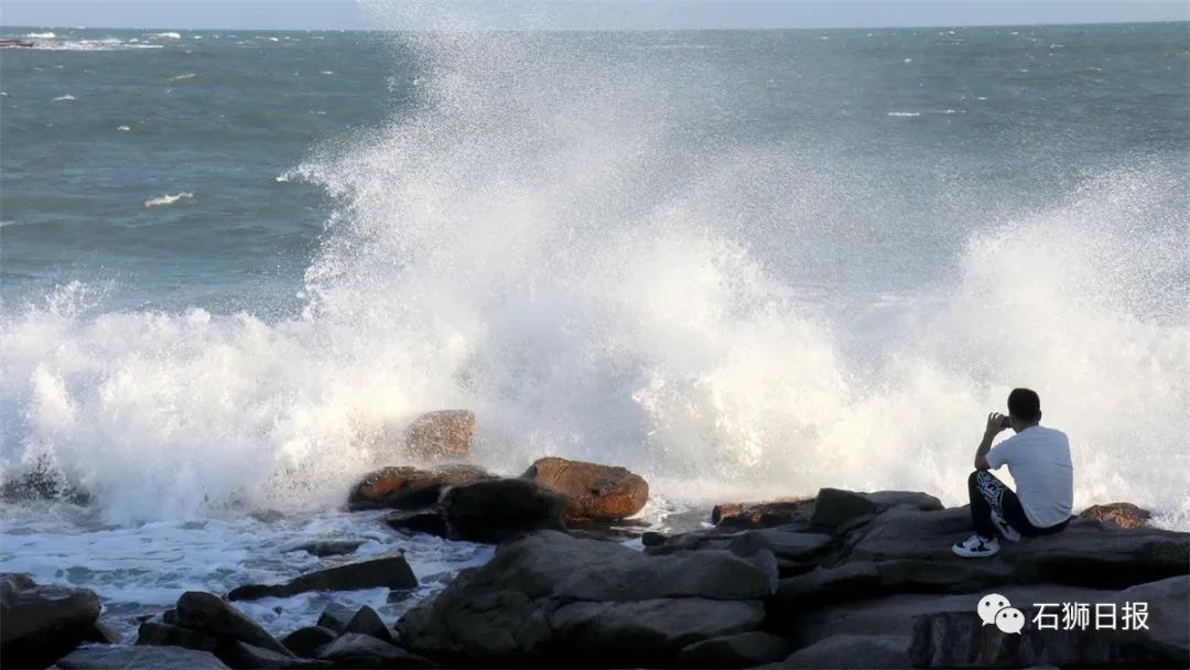 一片美丽的沙滩,石狮最美海滩