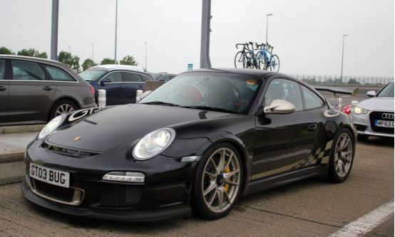 保时捷911targa黑武士回头率,保时捷911街拍回头率