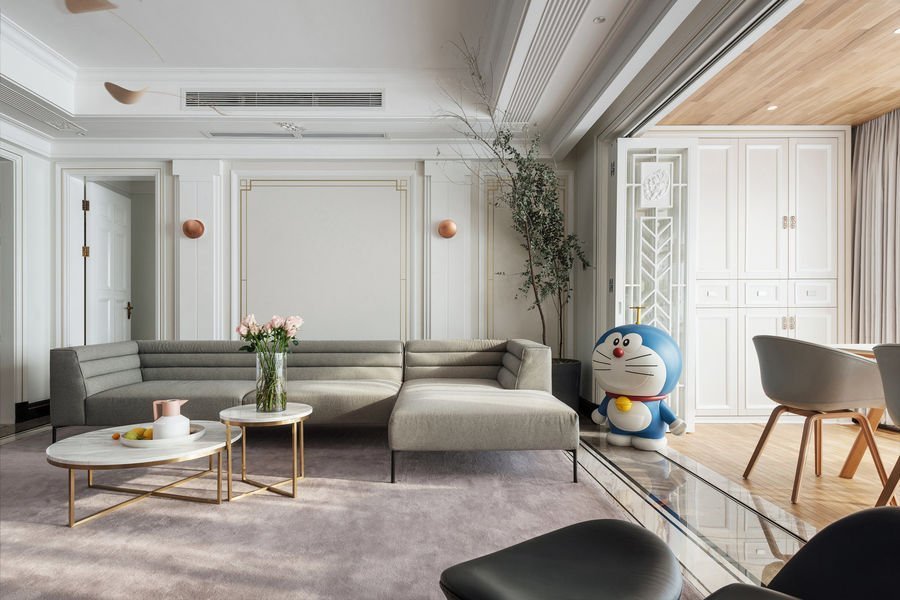 成都平层设计效果图,成都47.5平方平层公寓装修效果图