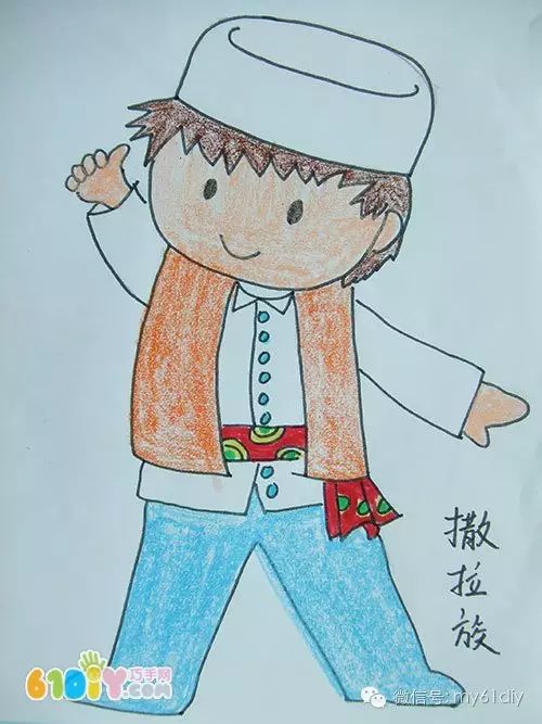 各族儿童简笔画的图片,56民族儿童简笔画大全