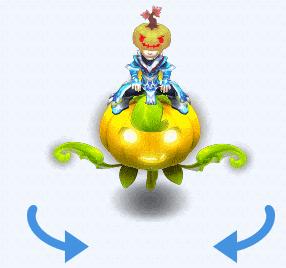 万圣节戴南瓜头,南瓜头和骷髅头万圣节