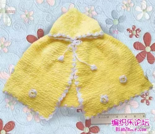 4-6岁女童斗篷披肩图解,6-12个月婴儿斗篷图解