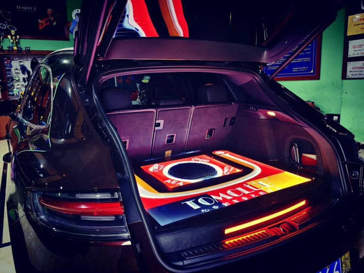 保时捷卡宴音响效果dj,保时捷卡宴音响升级案例