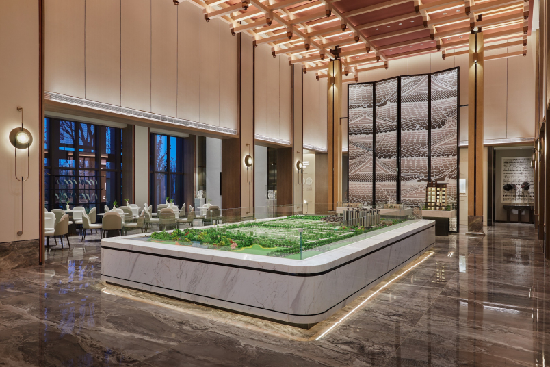 徐州潘安湖大华售楼处,大华潘安湖首府样板间