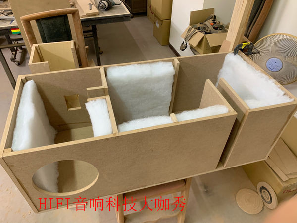 八寸两分频音箱制作尺寸图片,18寸二分频音箱成功案例