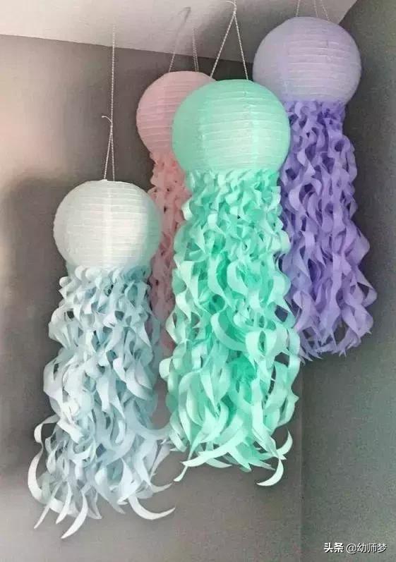 幼儿园走廊环创吊饰新年,幼儿园手工吊饰作品简单又好看