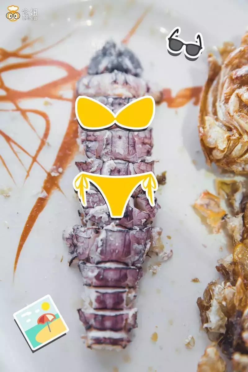 架着凶器吃濑尿虾，简单又粗暴