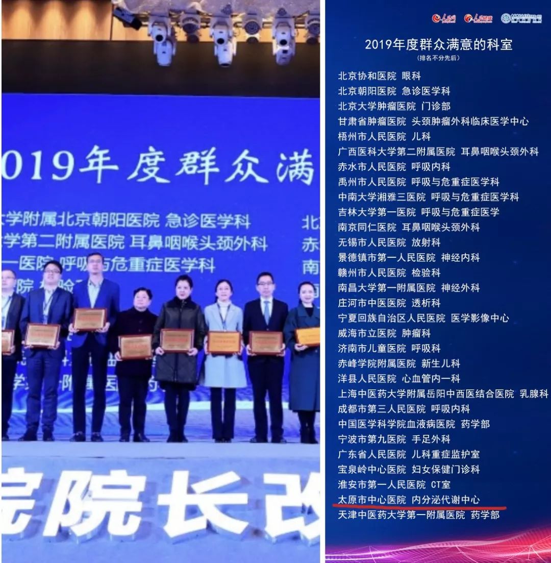 太原内分泌科排名,太原市中心医院内分泌二科