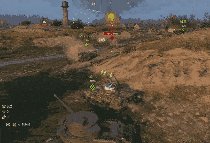 坦克世界黑豹坦克翻盘,坦克世界黑豹式坦克