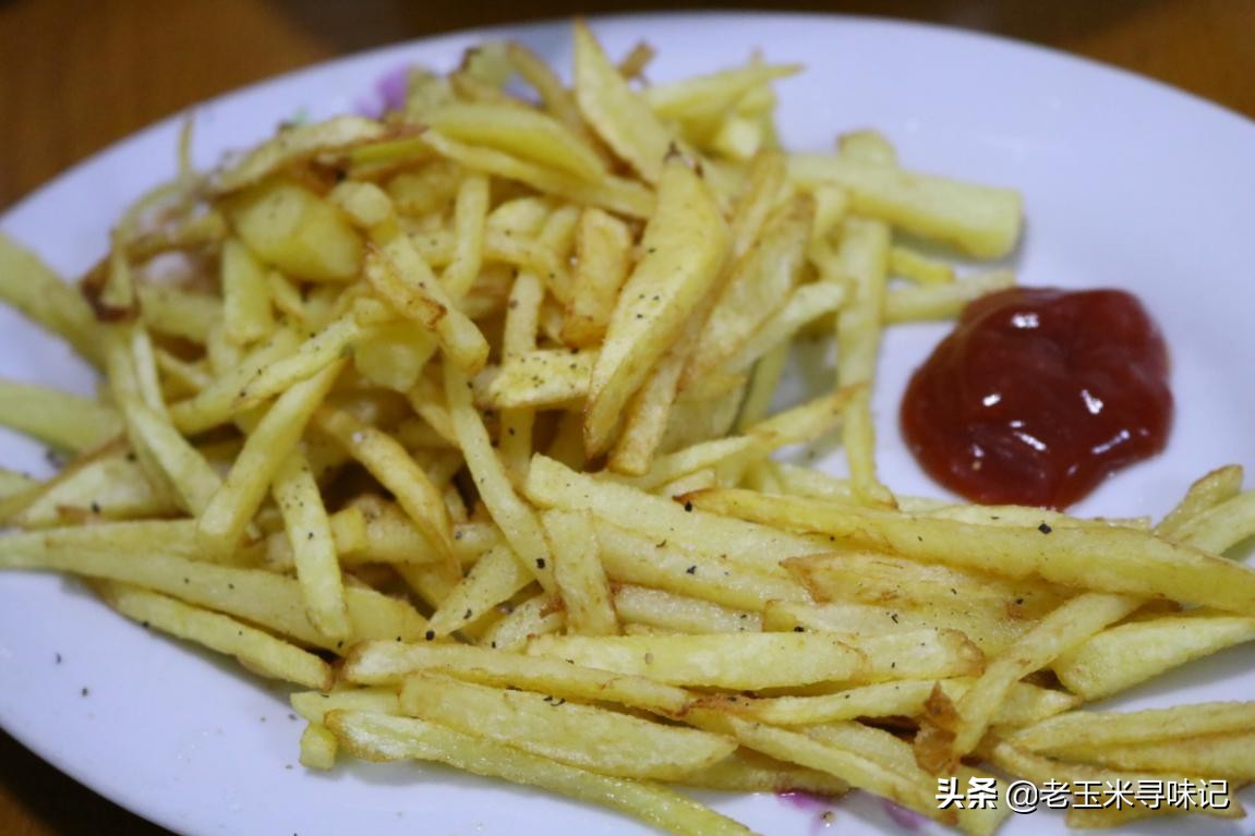 薯条怎么做又简单又脆又好吃,用纸做爆炸小薯条