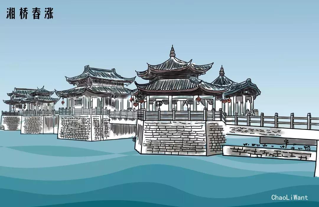 潮语版潮州八景,潮州八景图