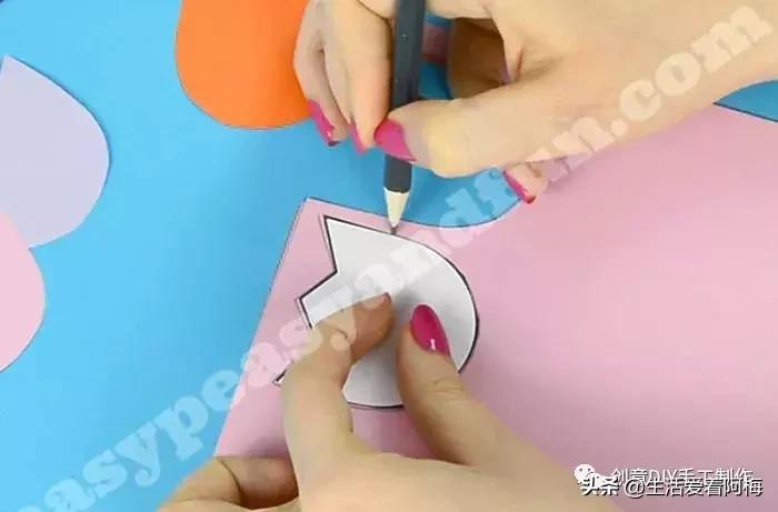 女儿亲手给老师做的教师节贺卡,老师你辛苦了教师节贺卡手工制作