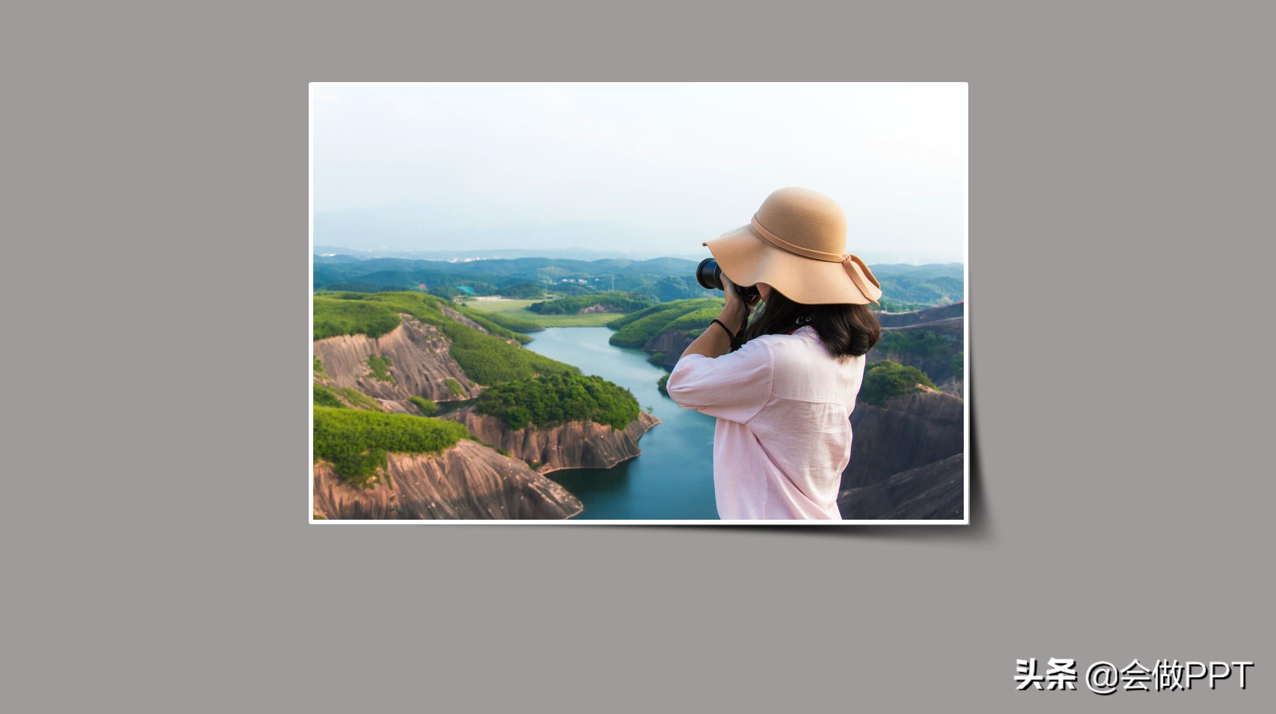 ppt叠压图片怎么做图片不会变,白底ppt波澜起伏背景图