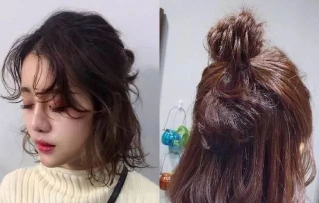 发髻烫小卷发型短发,发型欣赏超美减龄发髻烫