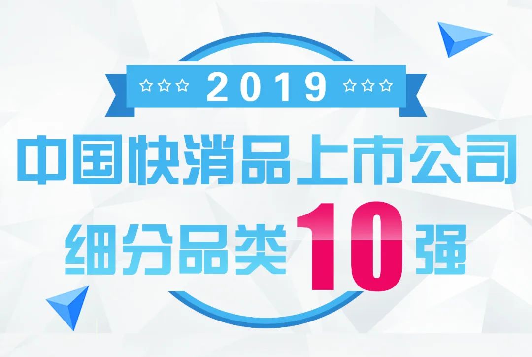 2019中国快消品公司排行,中国快消企业100强名单