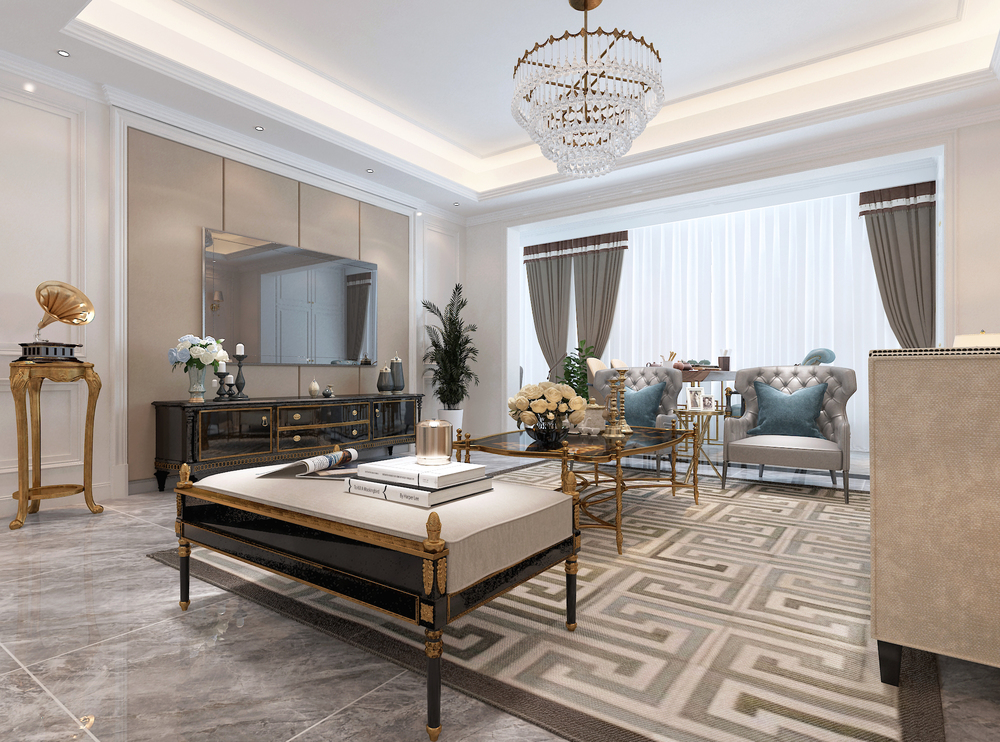 港式精装房改造效果图,港式风格装修120平米左右的房子