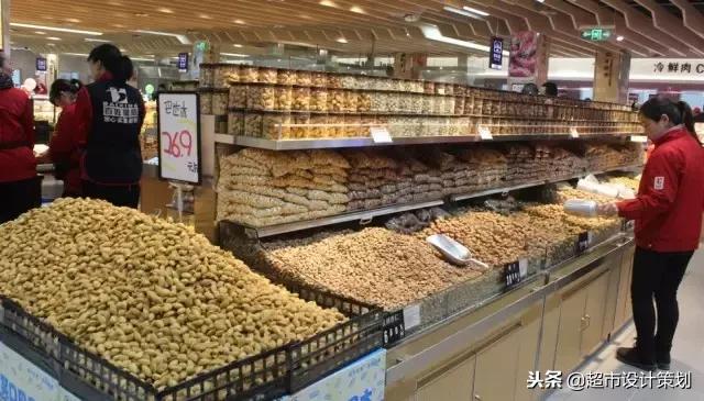 超市食品陈列摆放效果图,超市休闲食品创意陈列图片