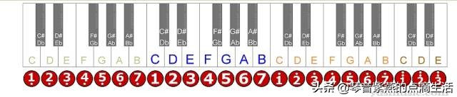 电子琴母亲0基础指法,学习电子琴音阶指法