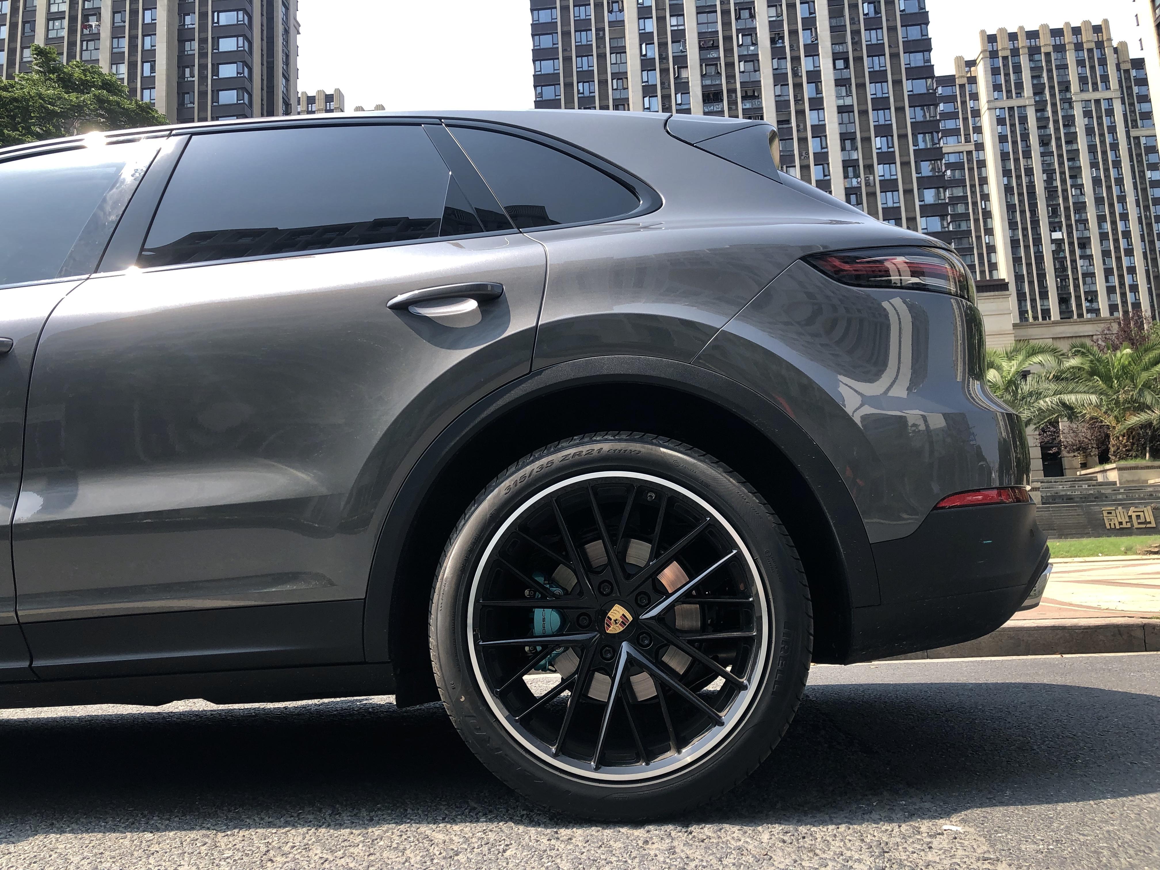 保时捷卡宴轮胎轮毂升级,保时捷卡宴改装迈斯盾轮毂