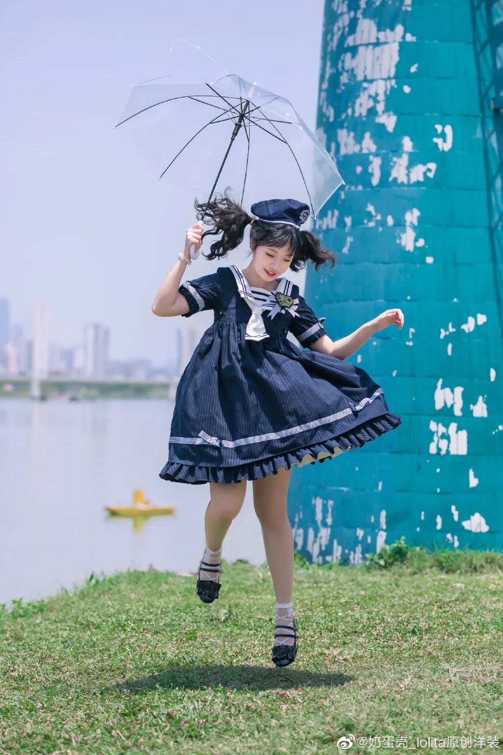海军风lolita正版,lolita海军风穿搭