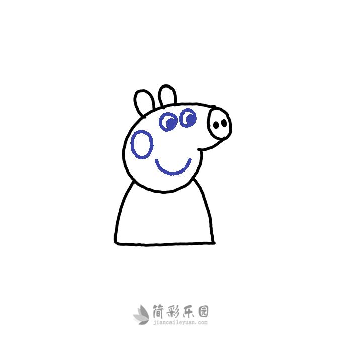 汪汪队立大功小猪佩奇系列简笔画,儿童画画教程3-6岁简笔画小猪佩奇