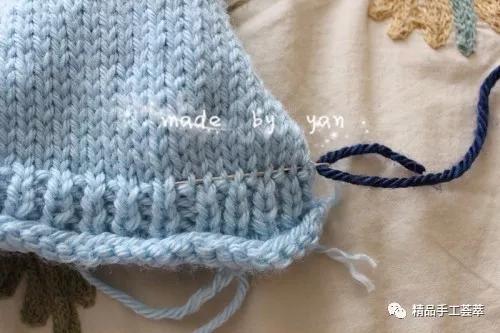 毛衣直接剪断后锁边方法,织毛衣中间出错了