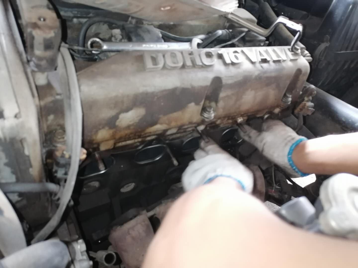 发动机轻微抖动，加速无力，原来是哪位大神把正时皮带挂错了三齿