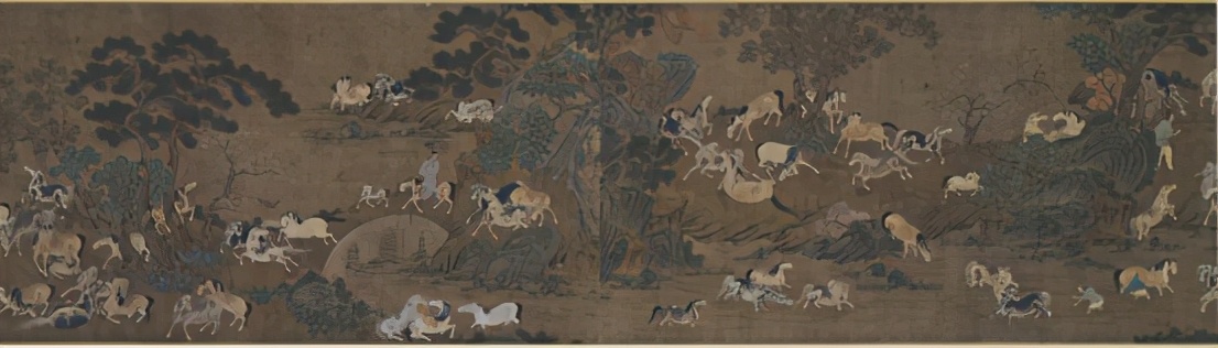 常玉群马图拍卖,常玉巨作群马首度亮相拍卖市场