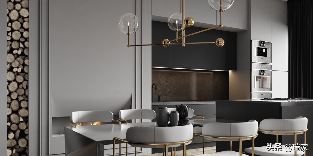 现代轻奢装修风格高级灰180,高级灰现代轻奢极简风格装修