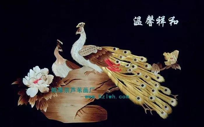 麦秆画芦苇画,最好看的麦秆画