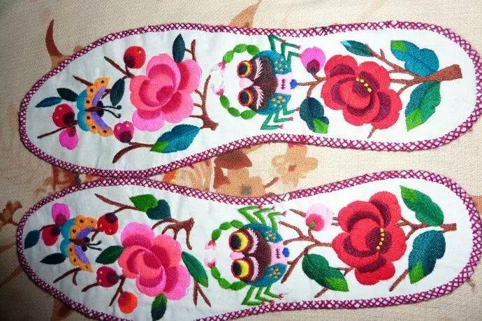 纯手工鞋垫又好学又简单又好看,简单的一针一线纯手工的鞋垫