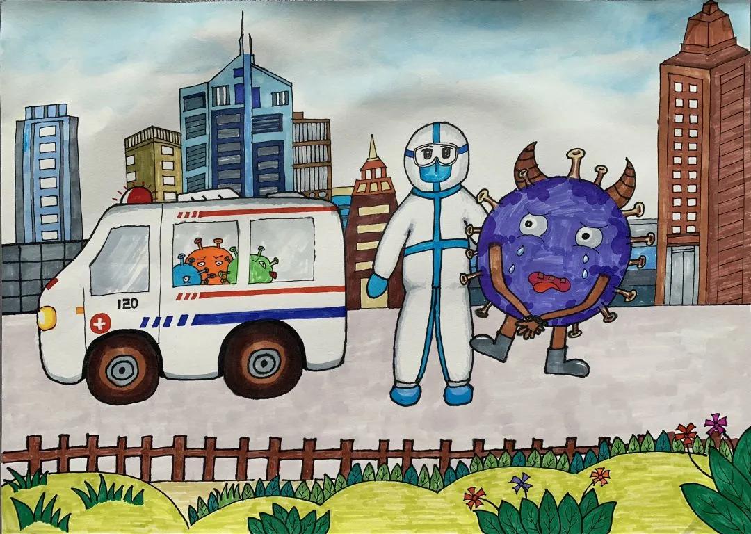 “我爱我遵义·战疫我行动”5-9岁入展奖作品
