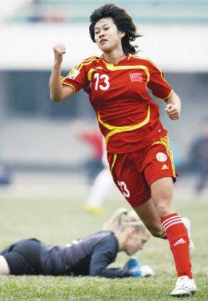 前中国女子足球队员,前中国女足球运动员