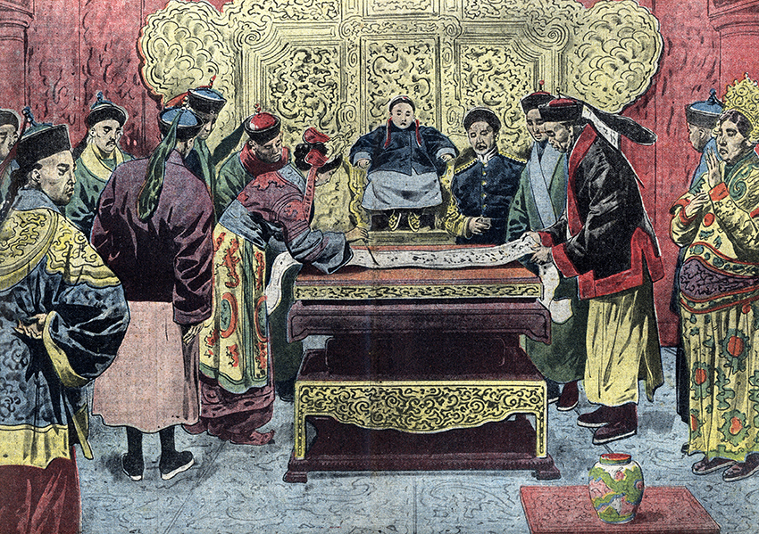 溥仪惨吗,清末溥仪的高光时刻