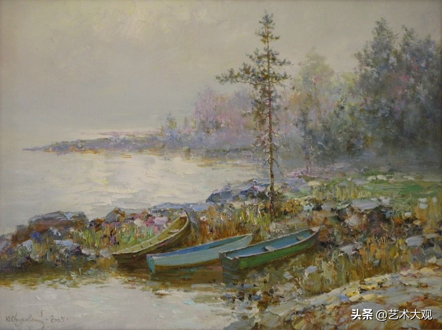 尤里奥布霍夫国画,尤里奥布霍夫作品