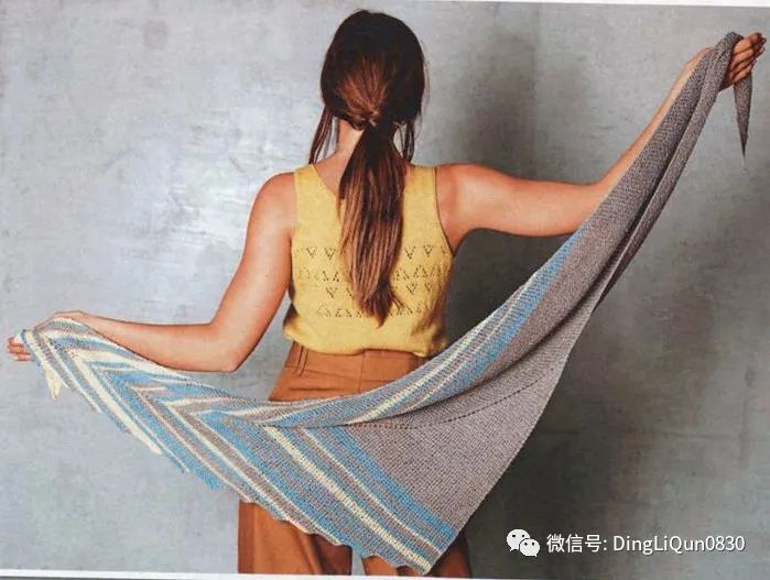 艾米丽的毛衣连衣裙编织图解,针织披肩的样式和织法长款