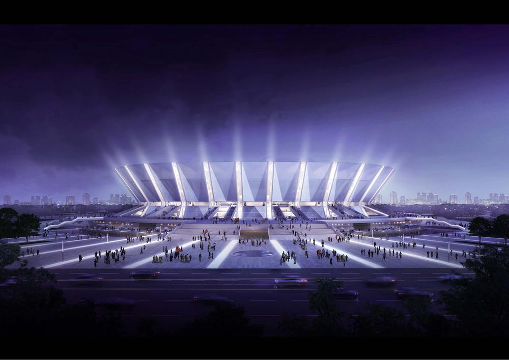 中国第一个三面环海亚洲杯足球场,亚洲杯苏州足球场