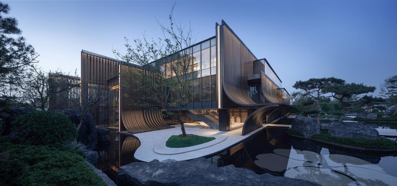 美的禹洲大河实景,扬州美的禹洲大河艺术馆