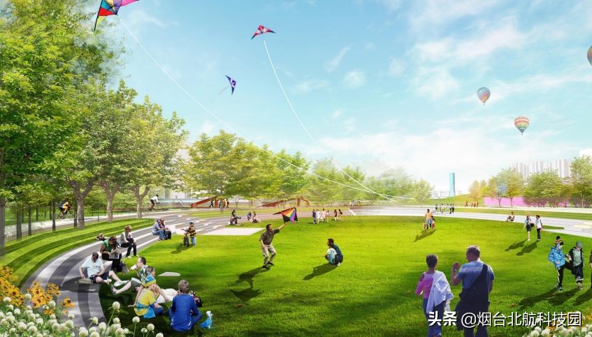 福山区夹河夜景,烟台福山区风景区