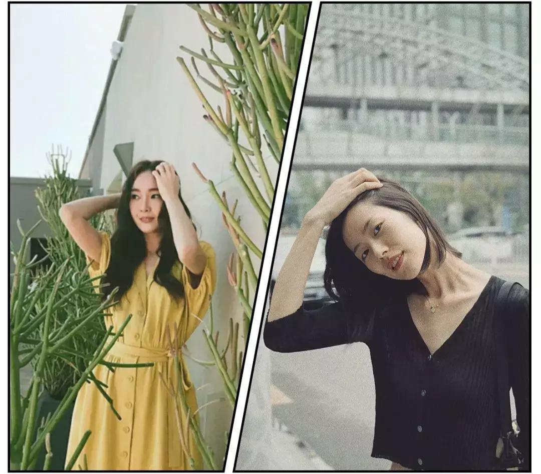 拍照这样摆pose好看又显瘦挡脸,女孩子最爱的pose是剪刀手