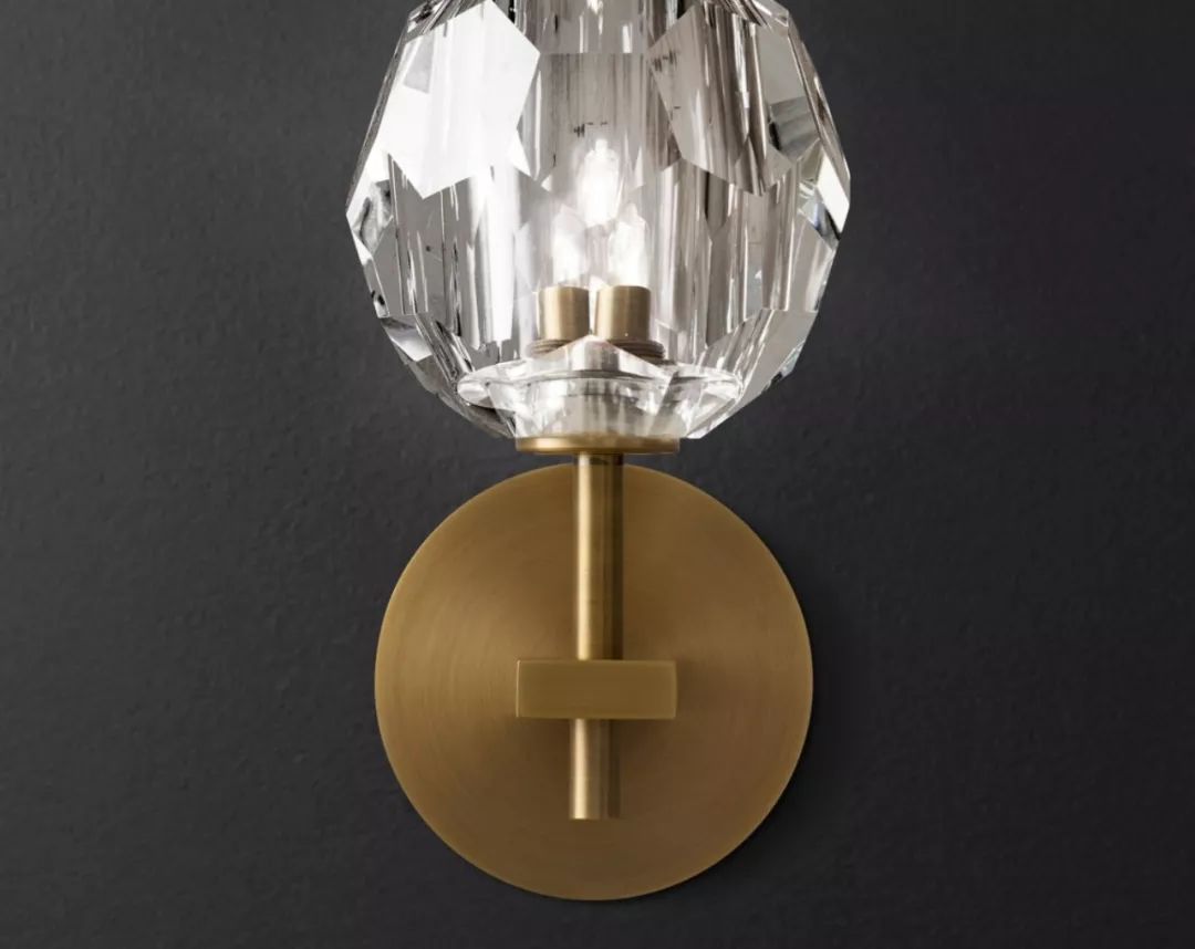 手工铜制水晶灯饰,水晶石手工灯