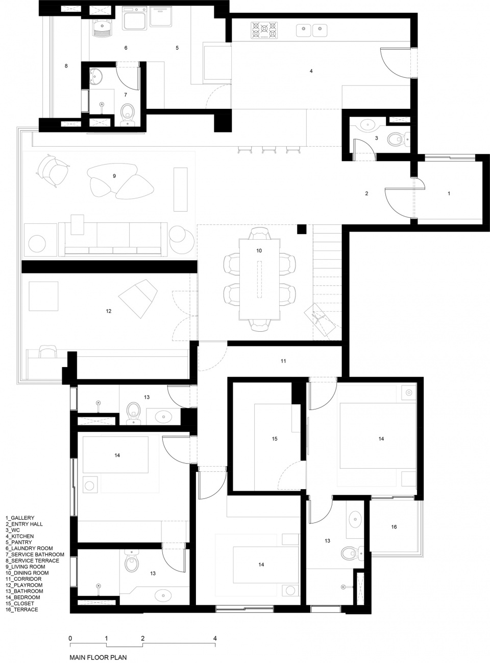 NovaYork公寓，圣保罗/四个功能盒子满足功能和情感诉求